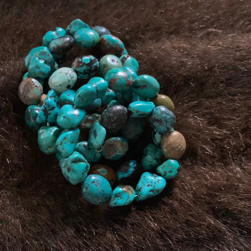 Turquoise wrap bracelet - Picture 5 of 6